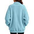 thumbnail image 4 of Dweltoz Cat Hoodie with Pouch Dog Cat Pouch Sweatshirt with Large Pockets Long Sleeve Drawstring Pet Carrier Pullover Mom Dog Carrier Hoodie Winter Warm Comfy Sweatshirts,Gray M, 4 of 5