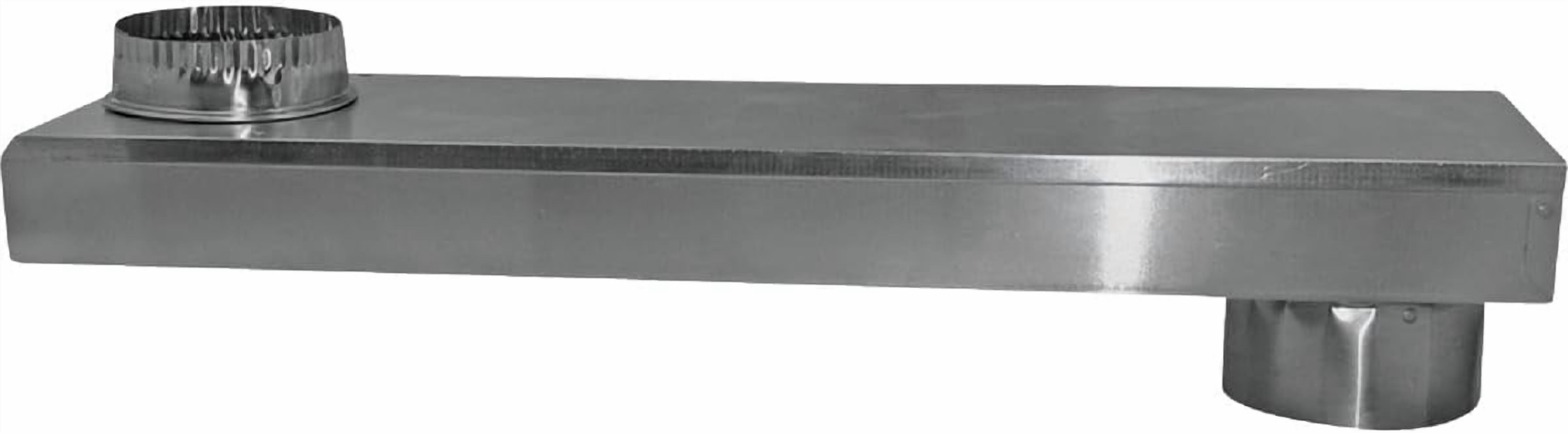 Builder's Best Safe-T-Duct Adjustable Periscope Dryer Vent - 0-18" Aluminum - Silver — Residential Use, Standard Application