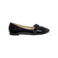 thumbnail image 2 of Kensie Girl Little Kids Ballerinas Flats , Black Patent, 12, 2 of 8