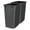 Black, variant on Rev-A-Shelf Polymer Replacement 35 Qt Silver Trash Bin, 2 Pack, RV-35-17-2