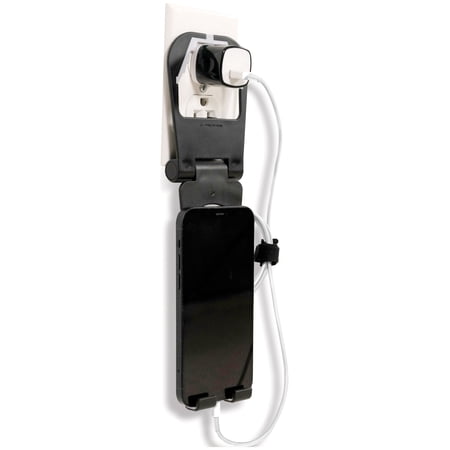 Jokari Outlet Power Shelf Wall Outlet Phone Holder, Transforms Plug into Charging Station