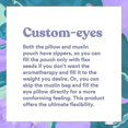 thumbnail image 5 of Asutra Silk Eye Pillow For Sleep, Purple | Filled W/Lavender Flax, 5 of 5