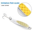 thumbnail image 3 of Lure Expert: Metal Spinner Baits, Realistic Visual Experience & Special Weighted Design, Target Carnivorous Fish for Deep Water Trolling, 5Pcs Multicolor Kit, 3 of 5