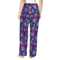 thumbnail image 3 of Daiia Rainbow Snowflakes Women's Sleep Pant with Pockets and Drawstring,Pajama Pants-X-Large, 3 of 9