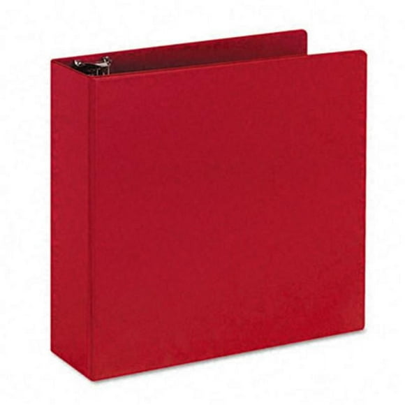 Durable EZ-Turn Ring Reference Binder  11 x 8-1/2  3&amp;apos;&amp;apos; Capacity  Red