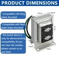 thumbnail image 4 of Doorbell Transformer 16V 10VA Compatible with Ring Wired Video Doorbell, 4 of 5