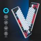 thumbnail image 2 of Teclado Gaming Ussixchare 60% Interruptor mecánico rojo de 68 teclas, 2 of 7