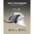 thumbnail image 2 of Ratón inalámbrico ProtoArc Ergonómico Vertical EM11 NL Blanco, 2 of 7