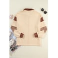 thumbnail image 4 of Cozy and Casual Women's Sweatshirt with Stripe Pattern and Patchwork Details, 4 of 10