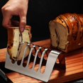 thumbnail image 1 of Toast Rack Bread Holder 6 Slice Slots Bread Loaf Stand Stainless Steel Tool Cooling Grid Bread Rack, 1 of 2