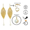 thumbnail image 3 of VANGANIA aretes para mujer con perla joyería accesorios regalo para mamá y novia, 3 of 4