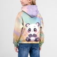 thumbnail image 5 of Shadoumai Kids Hoodies Girls Printed Pattern Long Sleeve with Pockets Comfortable Outwear Coat Children Fall Winter Cute Tops for Girls 10-12, 5 of 6