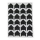 thumbnail image 4 of 2x Hoja de con forma de 5 esquinas para álbum de fotografía Scrapbooking Diy - Negro, 4 of 9