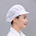 thumbnail image 4 of 3pcs Chef Waiter Cap Restaurant Kitchen Workshop Reusable Service Hair Hat, 4 of 4