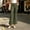 Army Green, variant on Women Solid Suits Mini Flare Full Length Pants High Waist Slim Casual Trousers with Side Slit and Side Pockets