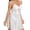 White# lingerie for women, variant on Pafei Tyugd Mini Lingerie for Women Trendy Deep V Neck Mesh Slip Dress Cozy Adjustable Spaghetti Straps Low Back Cami Sleep Dress White S