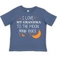 thumbnail image 3 of Inktastic I Love My Grandma to the Moon and Back Boys or Girls Toddler T-Shirt, 3 of 5