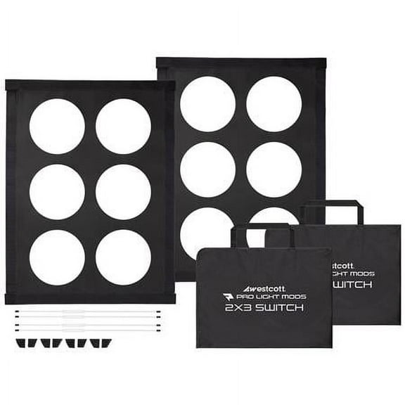 Westcott Pro Light Mods for 2x3' Rapid Box Switch, 2-Pack