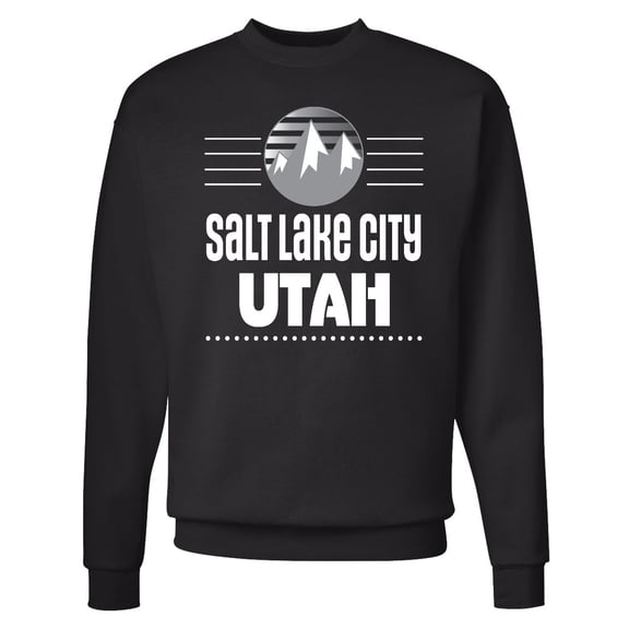 Inktastic Salt Lake City Utah Mountains Adult Sweatshirt