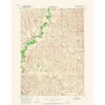 thumbnail image 3 of USGS 20x24 Black Modern Framed Museum Art Print Titled - Fort Reno Wyoming Quad - USGS 1953, 3 of 5