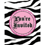 Super Stylish 8 Count Enhanced Party Invitations