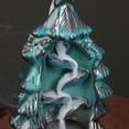 thumbnail image 3 of 1pc Ceramic Christmas Tree Backflow Incense Burner, Aromatherapy for Spa, Yoga & Meditation, Home Decor (Without Incense), 3 of 6