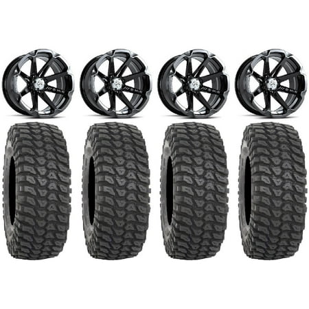 MSA Black Diesel 15 UTV Wheels 32 XCR350 Tires Can-Am Maverick X3 / Honda Pioneer 1000 / Talon MSA Black Diesel 15 UTV Wheels 32 XCR350 Tires Can-Am Maverick X3 / Honda Pioneer 1000 / Talon