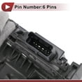 thumbnail image 4 of Motor de actuador de bloqueo de puerta de potencia Unique Bargains para Kia Soul 2010-2011, ensamblaje de actuador de pestillo de puerta del lado del conductor delantero con cable No.813102K000, 4 of 8