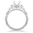 thumbnail image 2 of Pompeii 1/4CT Vintage Diamond Engagement Ring Setting 14K White Gold (H/I,I1-I2), 2 of 3