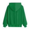 thumbnail image 5 of Ccpelsie Girls Sweatshirt - Casual Athletic Hooded Sweatshirt - Lightweight Fleece Pullover Graphic Hoodies for Girls(Green,9-10 Years), 5 of 5
