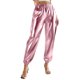 thumbnail image 1 of Pantalones de Cintura Alta de Pierna Ancha para Mujeres Pantalones de Cintura Alta Elegantes con Cierre de Cremallera, Pantalones Suaves de Poliéster para Verano Diario, 1 of 5