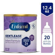 Enfamil Gentlease Baby Formula, Clinically Proven to Reduce Fussiness, Crying, Gas & Spit-up in 24 hours, Brain-Building Omega-3 DHA & Choline, Baby Milk, 12.4 Oz Powder Can