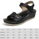 thumbnail image 2 of Sandalias de cuña para mujer Sandalias ortopédicas cómodas antideslizantes para fiestas y vacaciones, 2 of 9