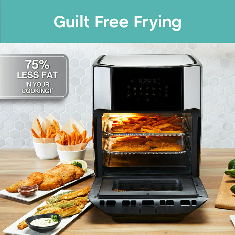 West Bend 7-Qt. Air Fryer with 13 One-Touch Presets, Black