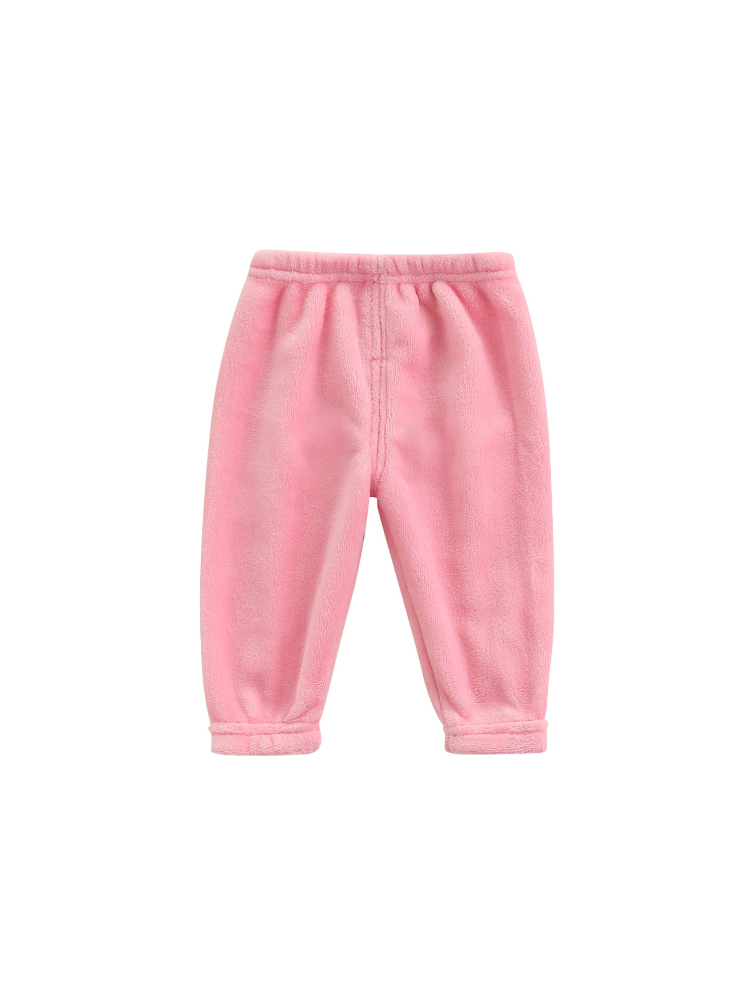 Toddler Winter Plush Pants Velvet Thick Leggings Warm Relaxed Fall Winter Trousers for Unisex Kids