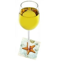Starfish Fabric Wine Marker