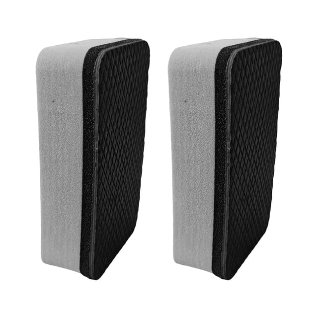 2 piezas de bloques de limpieza para automóviles, toallas de detallado automotriz, almohadillas de lavado de arcilla premium para automóviles para el Gris