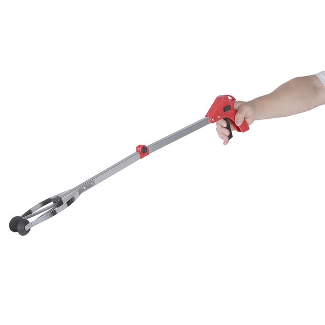Reacher Grabber Tool, 31.5inch T Extra Long Handy Trash Claw Grabber Folding Trash Grabber Garbage Picker, Foldable Gripper and Reaching Tool for Trash Pick Up, Litter Picker