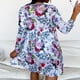thumbnail image 4 of MKLEKYY Trajes De Baño Mujer Women Floral Print Swimsuits Deep V Neck Swimwear Women 2 Bathing Suit Sexy Monokini Suits Summer Wear Beach Cover Ups, 4 of 6