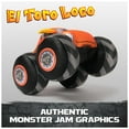 thumbnail image 2 of Monster Jam El Toro Loco Plush Truck with Sound Effects, Plush Toy for Ages 3 and Up, 7”, 2 of 7