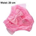 thumbnail image 1 of Pañales suaves para perros, pañales para perros, cachorros, con orificio en la cola para mascotas, pantalones fisiológicos para perros con lazo bonito, 1 of 8