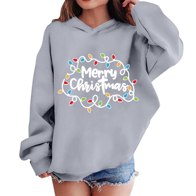 Sudaderas con capucha para niños y niñas, sudaderas navideñas con capucha para niños medianos y grandes, camisetas de manga larga, sudaderas para niños