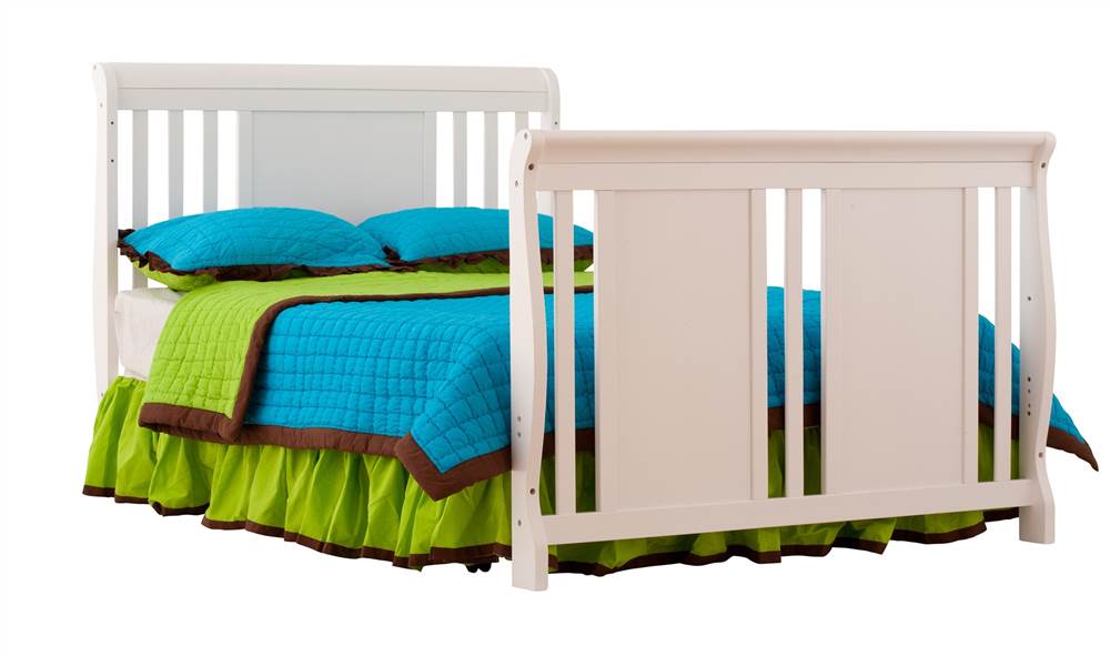 4 in 1 Fixed Side Convertible Crib in White Finish - image 4 of 5