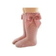 thumbnail image 2 of Gureui Kids Baby Girls Mesh Socks, Cotton Breathable Solid Color Mid-Calf Socks with Bowknot Decoration, 2 of 8