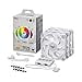 thumbnail image 3 of ASUS TUF Gaming TF120 ARGB White Edition (3-Pack) 3-Pin Customizable LEDs Blade, Advanced Fluid Dynamic Bearing, 3 of 4