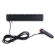 thumbnail image 4 of Luz estroboscópica de advertencia para tablero de instrumentos de emergencia para automóvil y camión de 12 V, luces LED de circulación diurna, luces de policía, 8 LED, 3 modos de parpadeo, rojo y az, 4 of 4