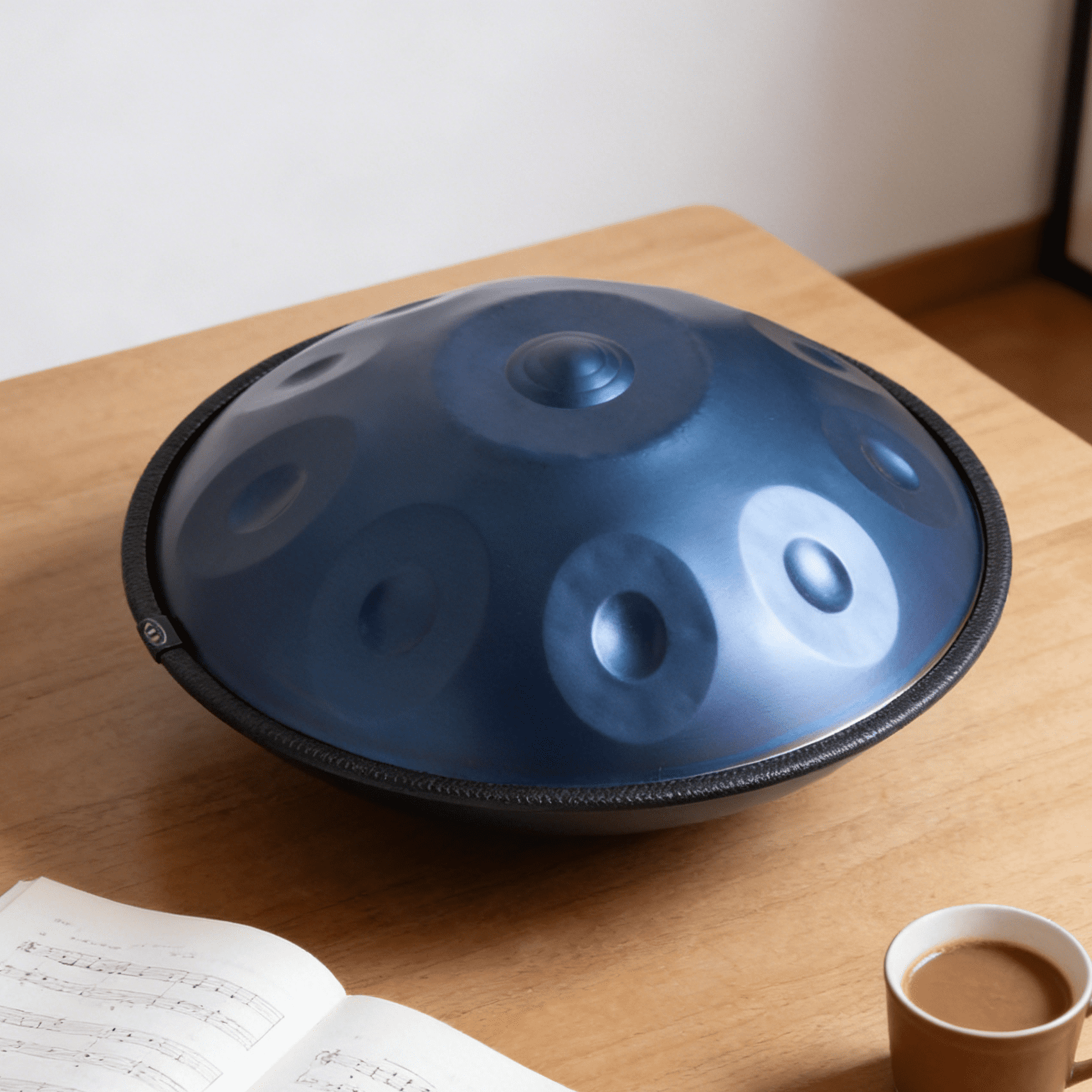 9-Note Blue Handpan: Easy for Beginners, Unique Tone, Suitable for Home Creation, Outdoor Performance – Ideal for Music Enthusiasts and Novices