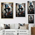 thumbnail image 4 of Designart "Bizare Carnival Of Time" Surrealism Wall Art Print, 4 of 5