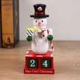 thumbnail image 1 of Calendario de Navidad BLESIY Adornos de Noel Bloque de Monigote de nieve, 1 of 8
