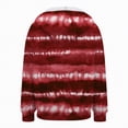 thumbnail image 6 of Towmus Fall Clothes for Women Womens Zip Up Hooded Sweatshirts, Striped Long Sleeve Gradient Drawstring Hoodies With Pocket XS-6XL, 6 of 6